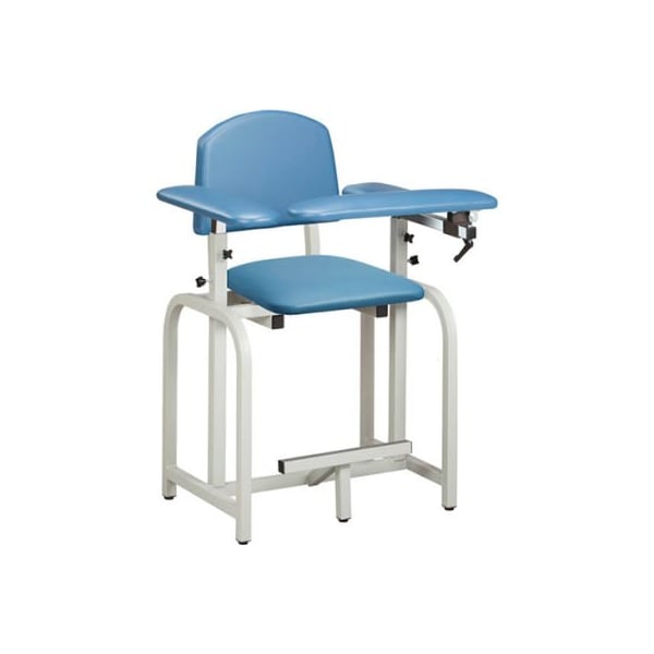 Clinton Industries Clinton 66011 Lab X Series Extra-Tall Blood Drawing Chair with Padded Arms 66011 - main